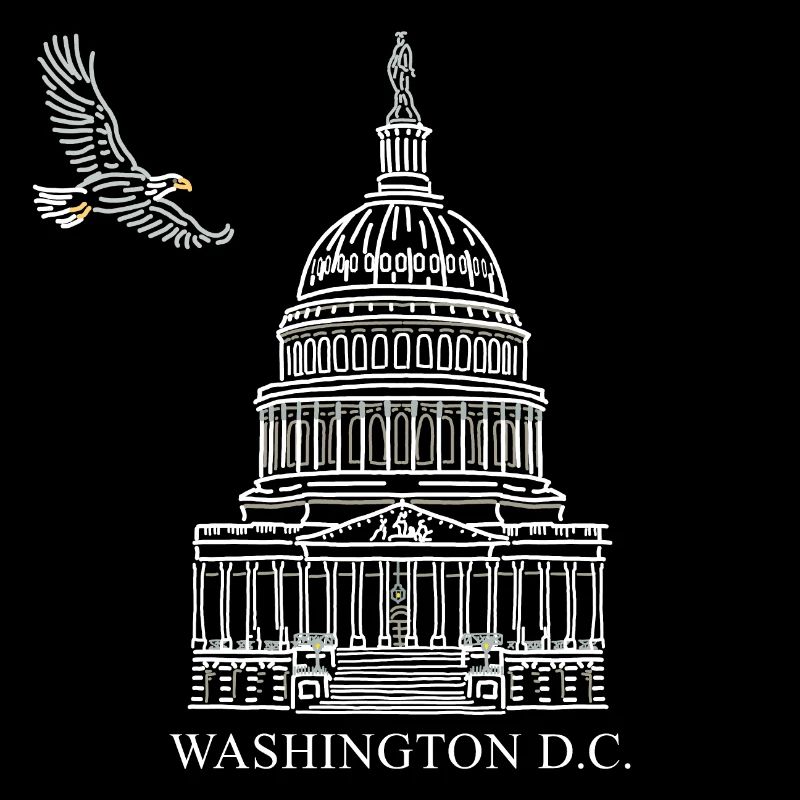 Washington D.C., Structure du Capitole, Pygargue à tête blanche