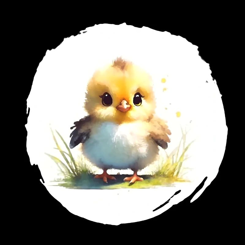 Aquarelle de poussin