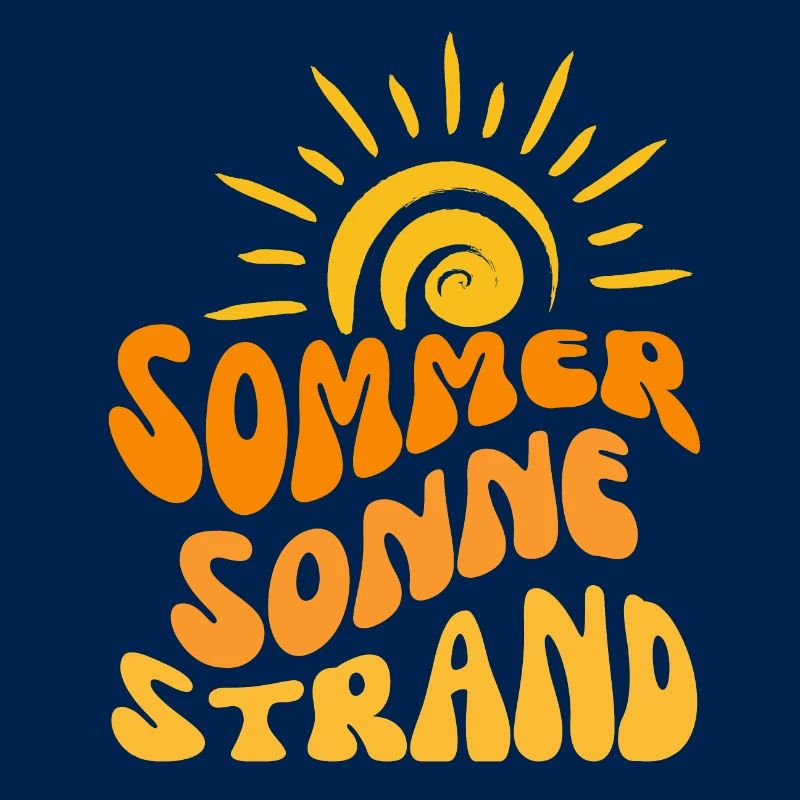 Plage de soleil d’été ondulée