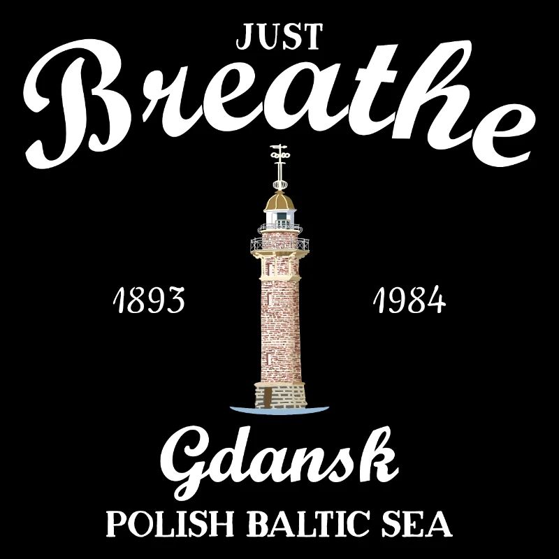 Gdansk Lighthouse, Take a Deep Breath, Poland Drawing