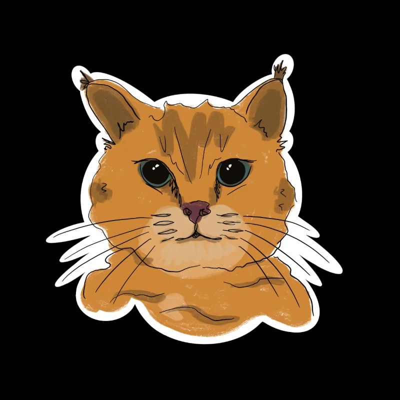 Illustration einer Katze „Schnurr“