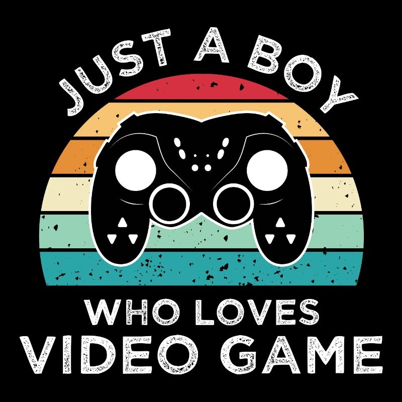 Nur ein Junge, der Videospiele liebt