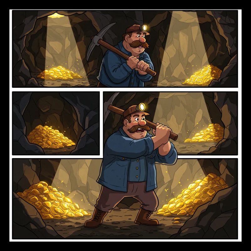 Aventure dans le trésor d’or