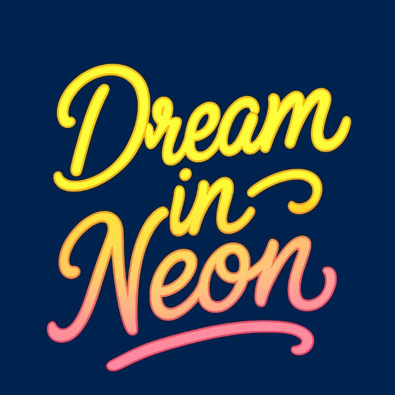 Dream in Neon Neon Script