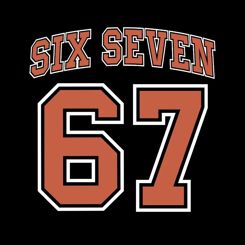 Mème du numéro universitaire Six Seven 67