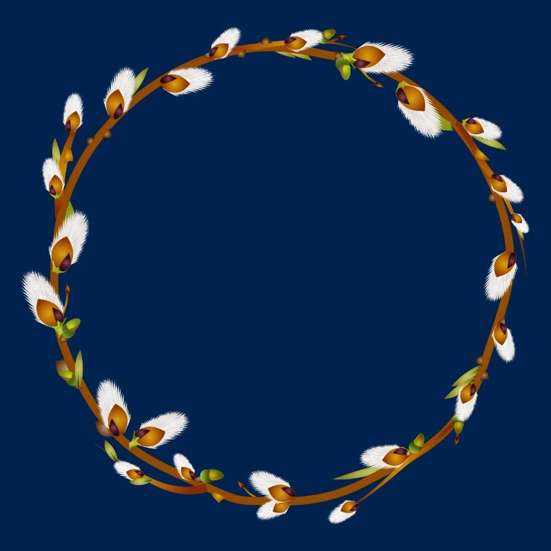 Simple Willow Wreath – Spring Decoration