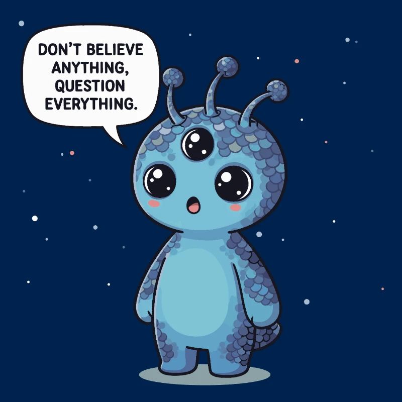 Cute Alien: Statement - Question everything