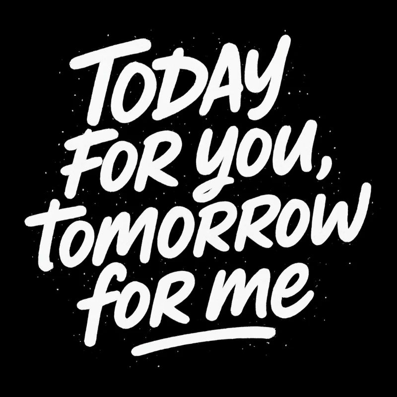 Today for you, tomorrow for me