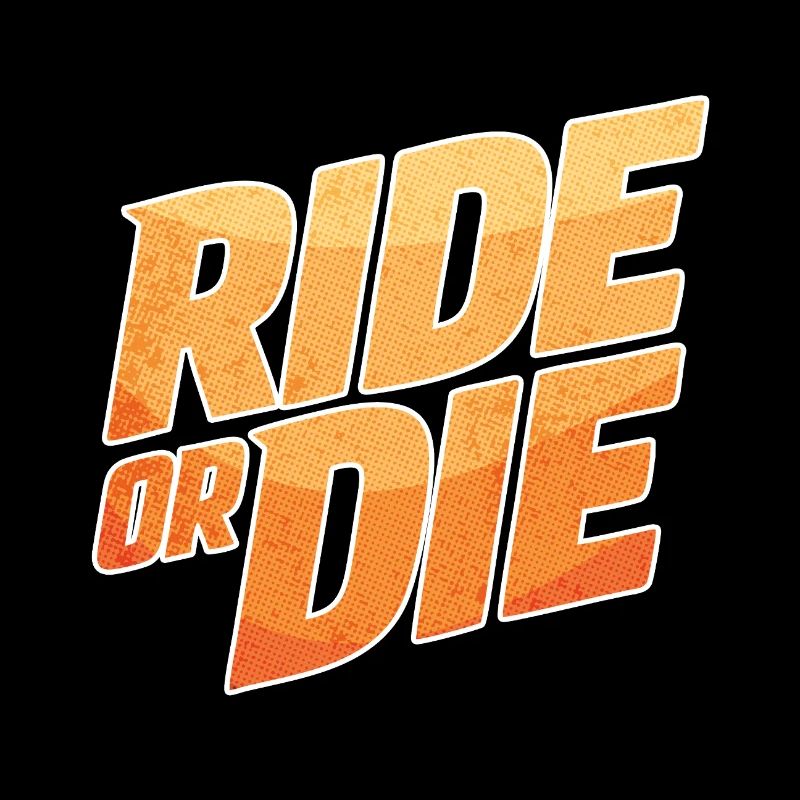 Ride or Die – Comic Orange Style