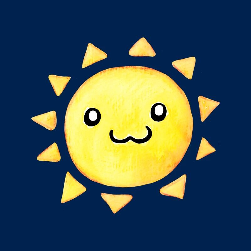 Kleine Kawaii Sonne