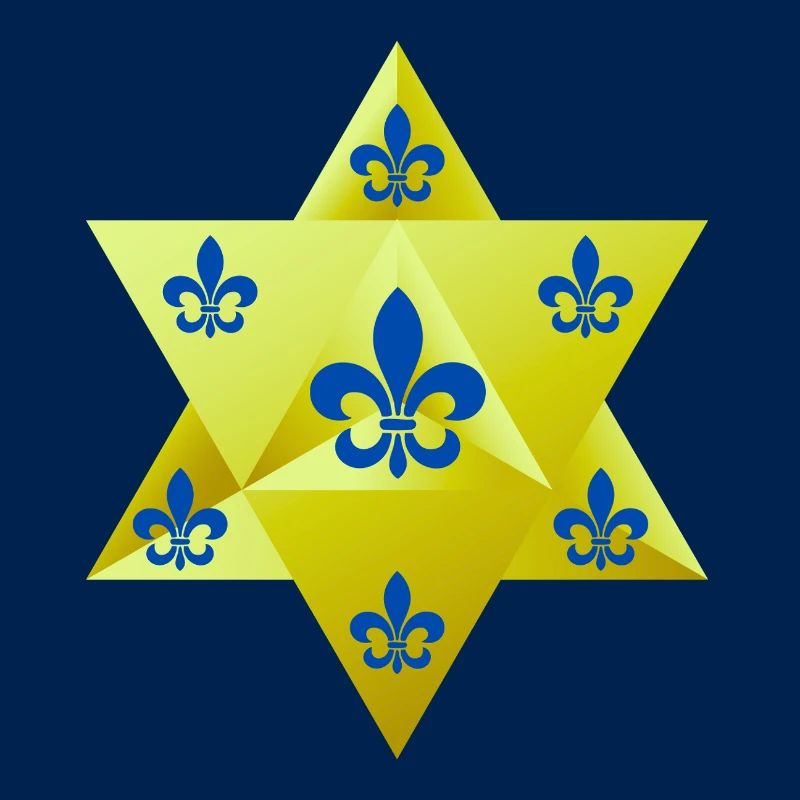 Merkaba Star & Feur de lis