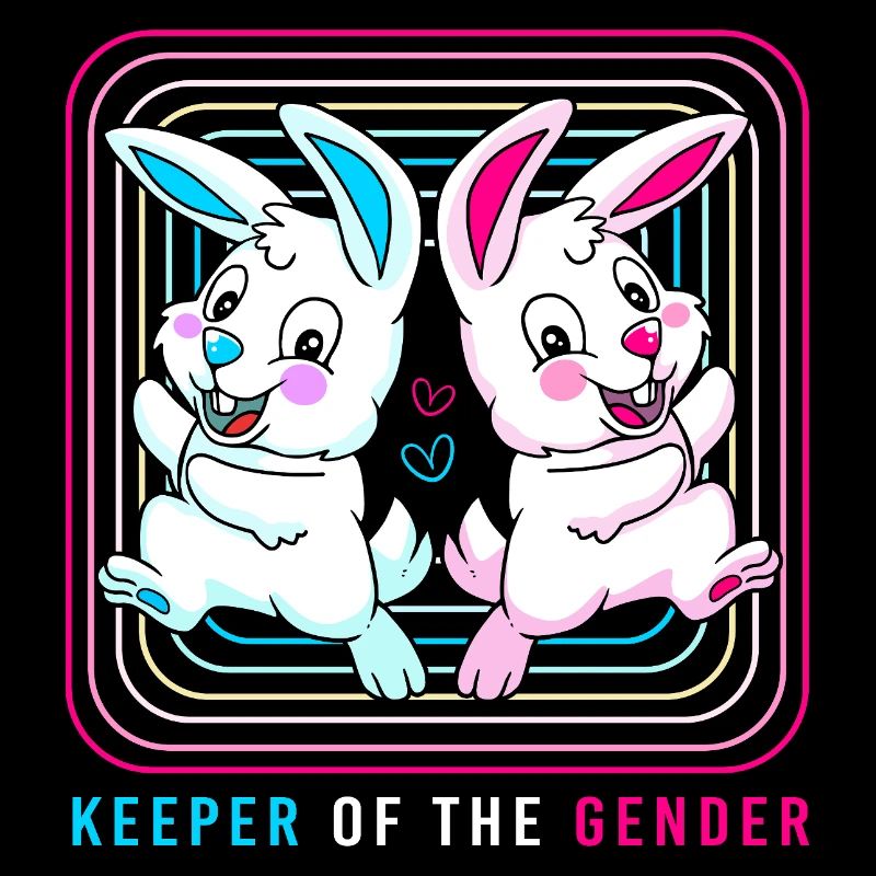 Gender Reveal Ostern Werdende Mutter