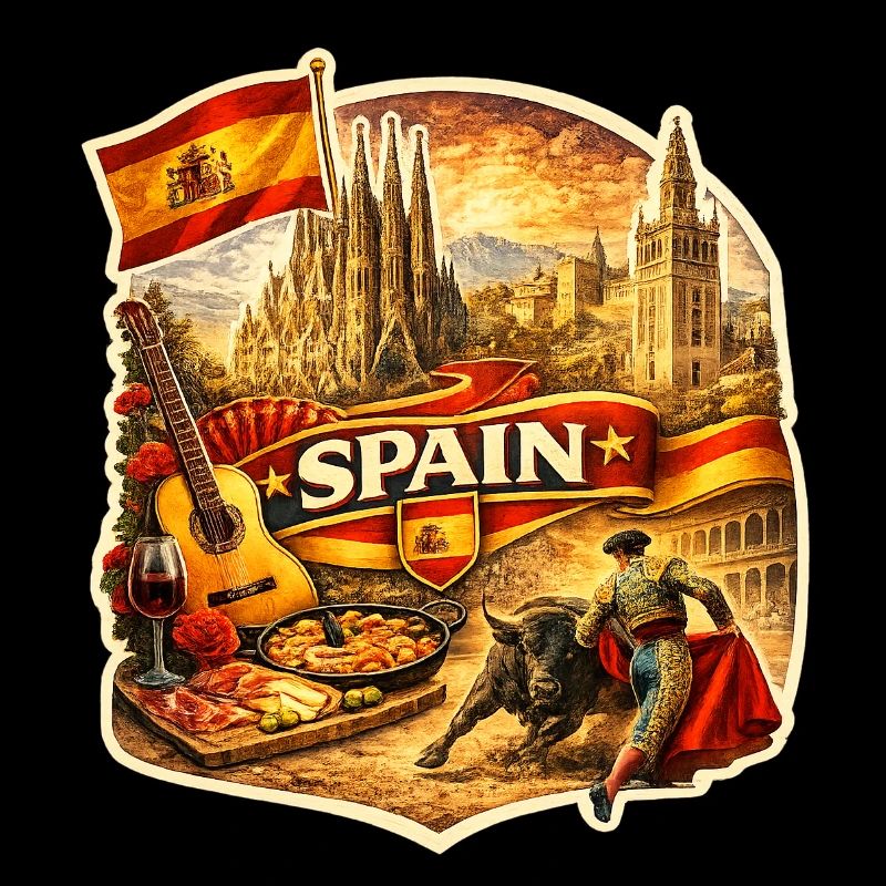 Spain Heritage Collage