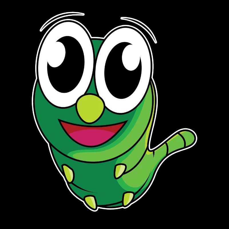 Funny caterpillar - design