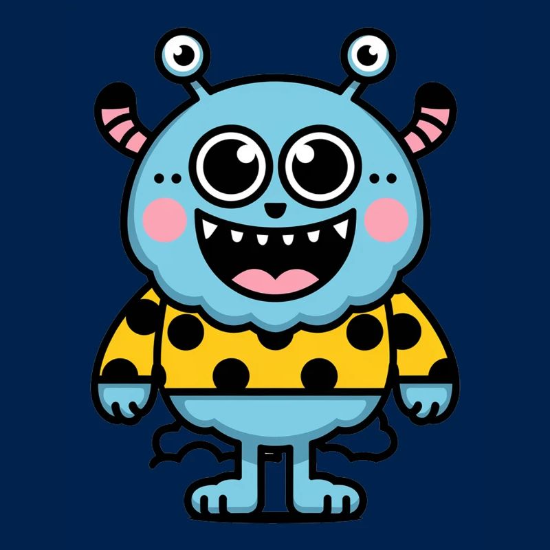 Friendly Monster bleu