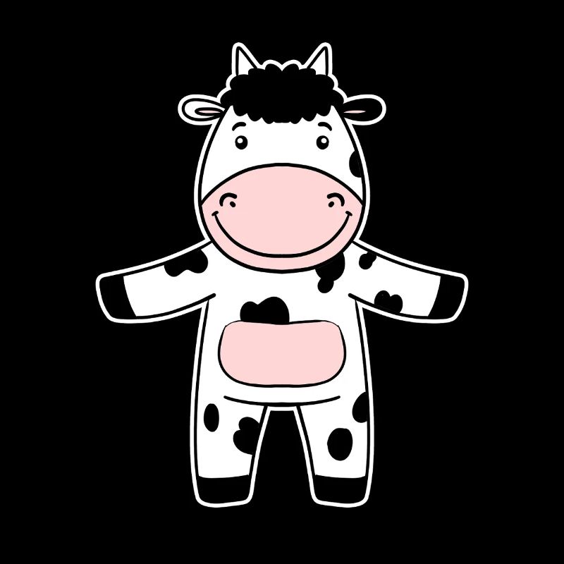 Illustration de vache mignonne