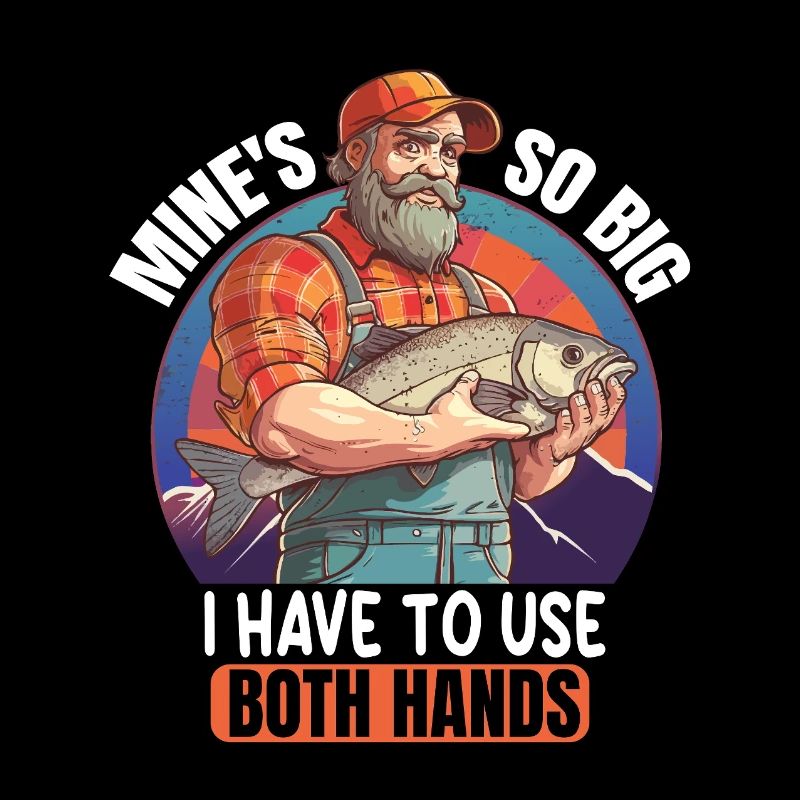 Dicton de pêcheur avec du poisson