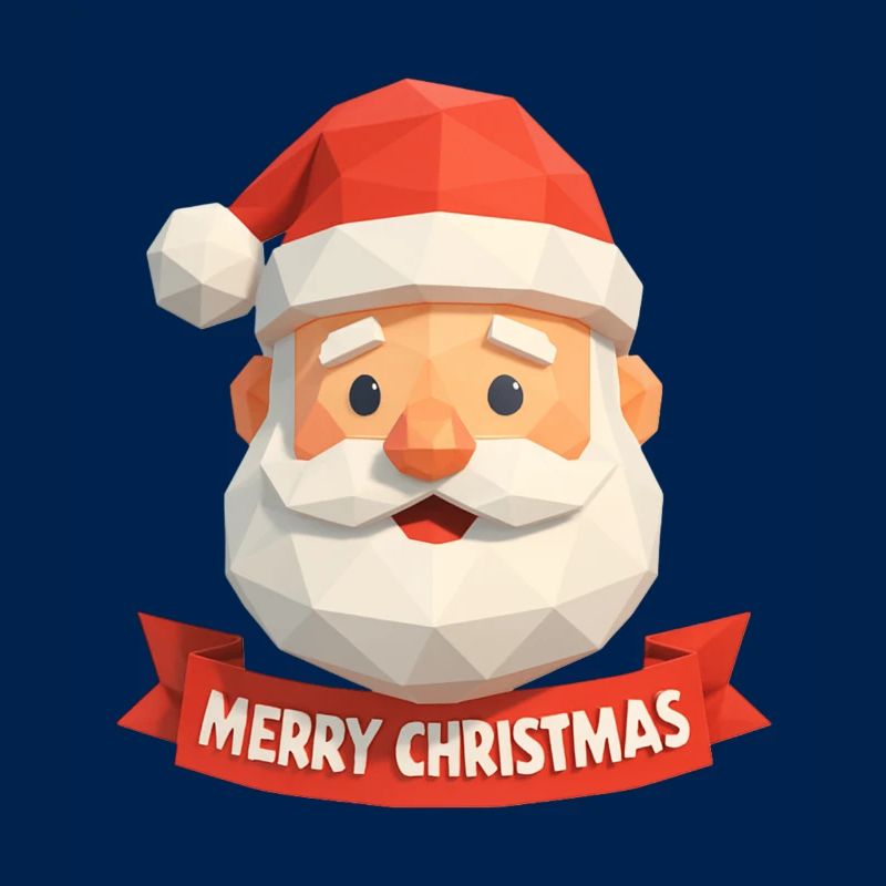 Conception de polygone du Père Noël – Joyeux Noël