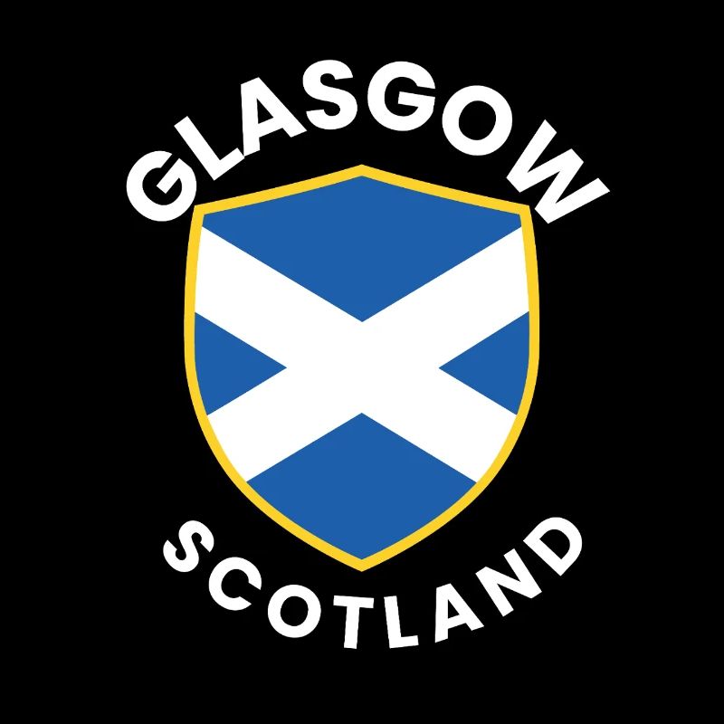 Glasgow-Schild-Saltire-Design