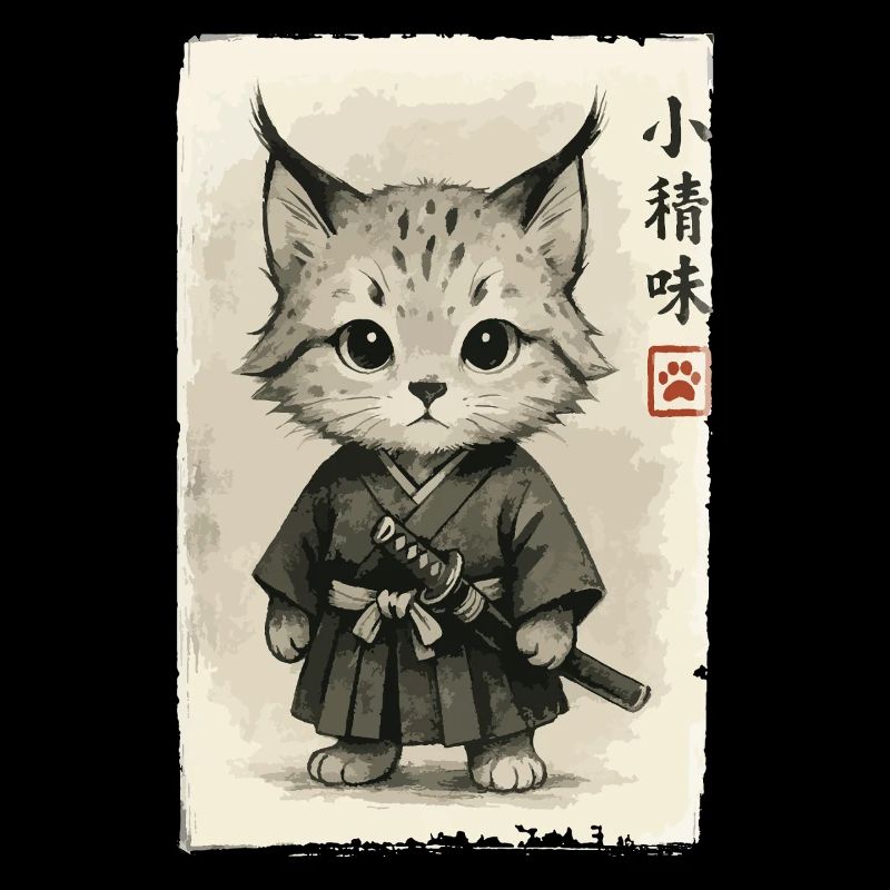 Katzen Samurai 