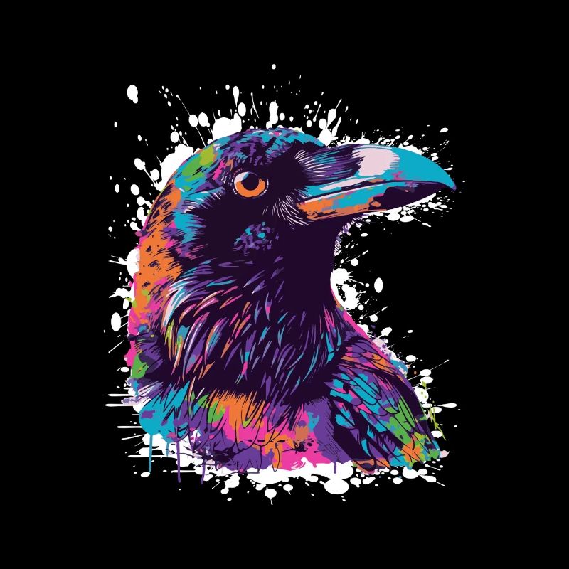 Corbeau Animal Oiseau