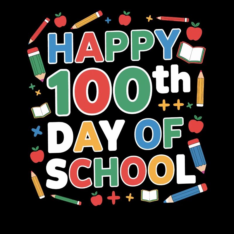 Fröhlicher 100. Schultag – bunte Schule