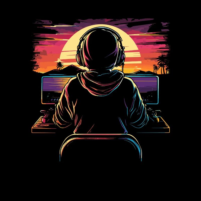 Gamer Synthwave