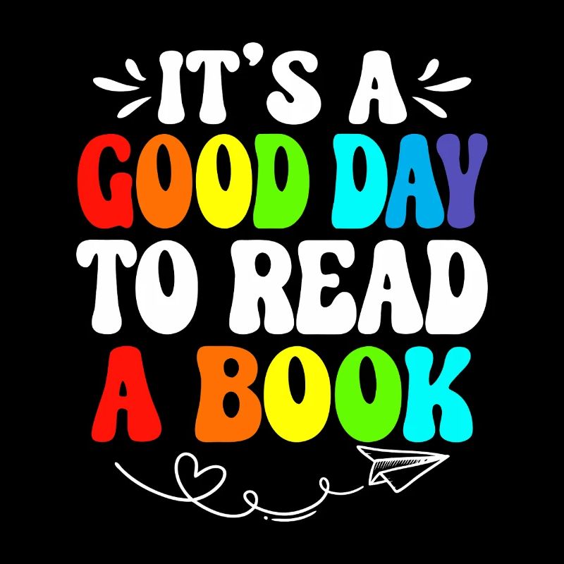 Rainbow Reading Day Zitat-Tee