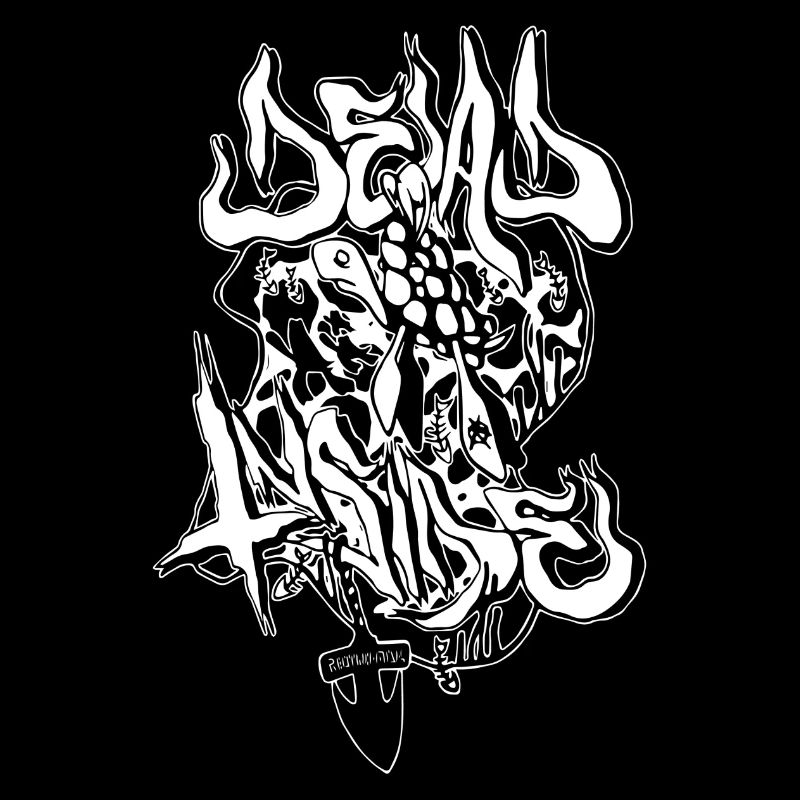 Graphismes de démon urbain de style méta