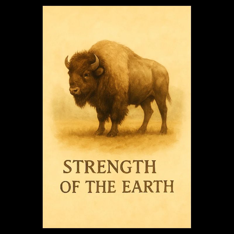 La force du bison de terre