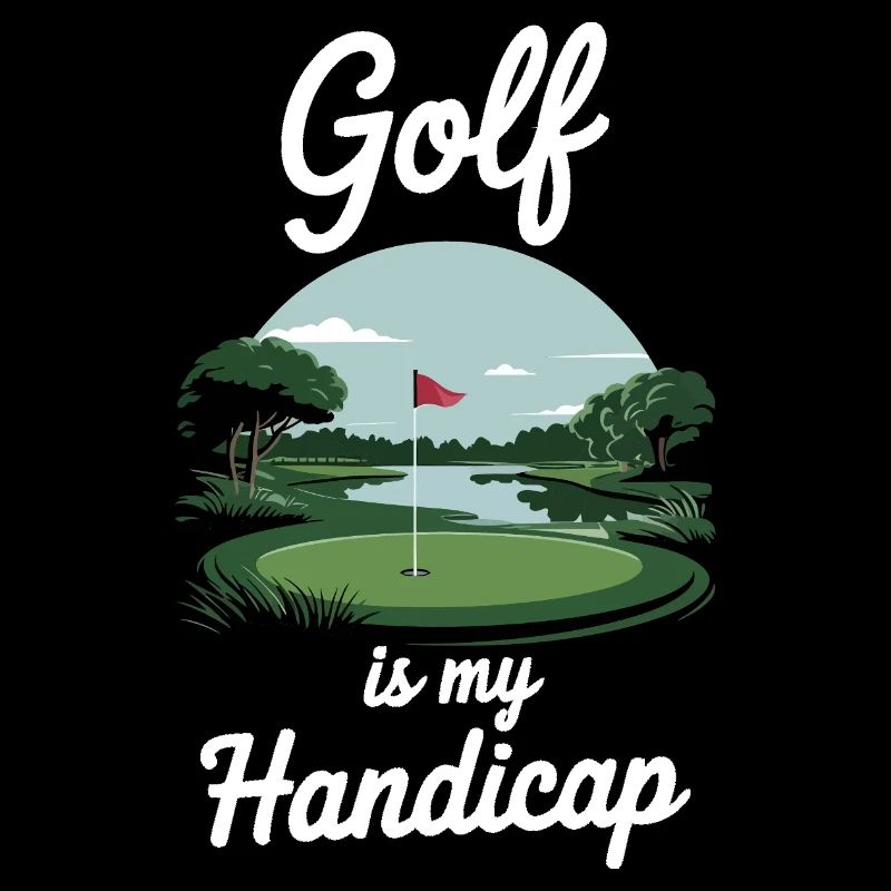 Le golf est mon handicap