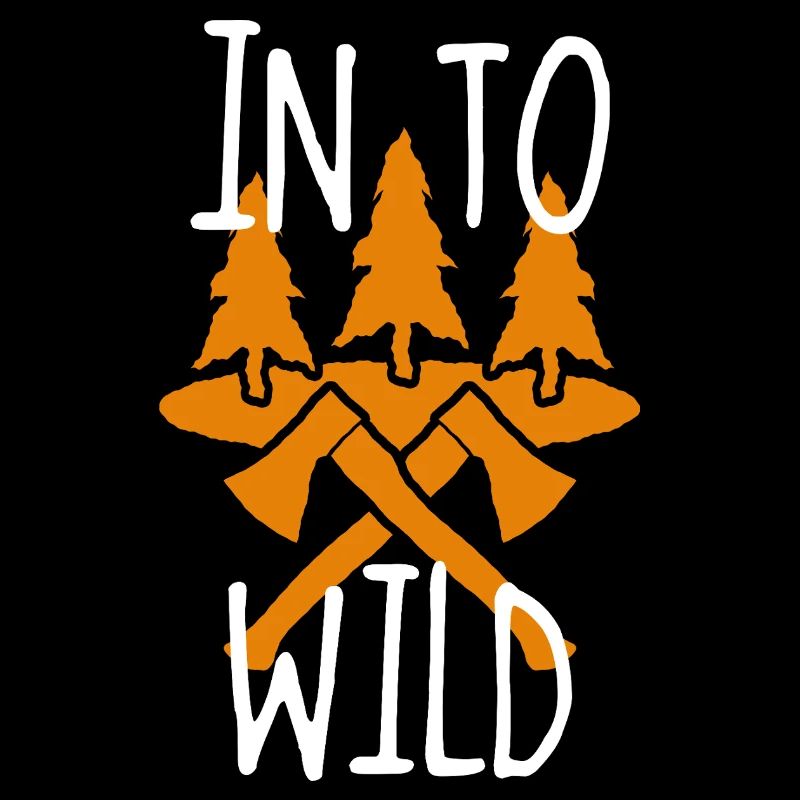Into Wild Wald Äxte
