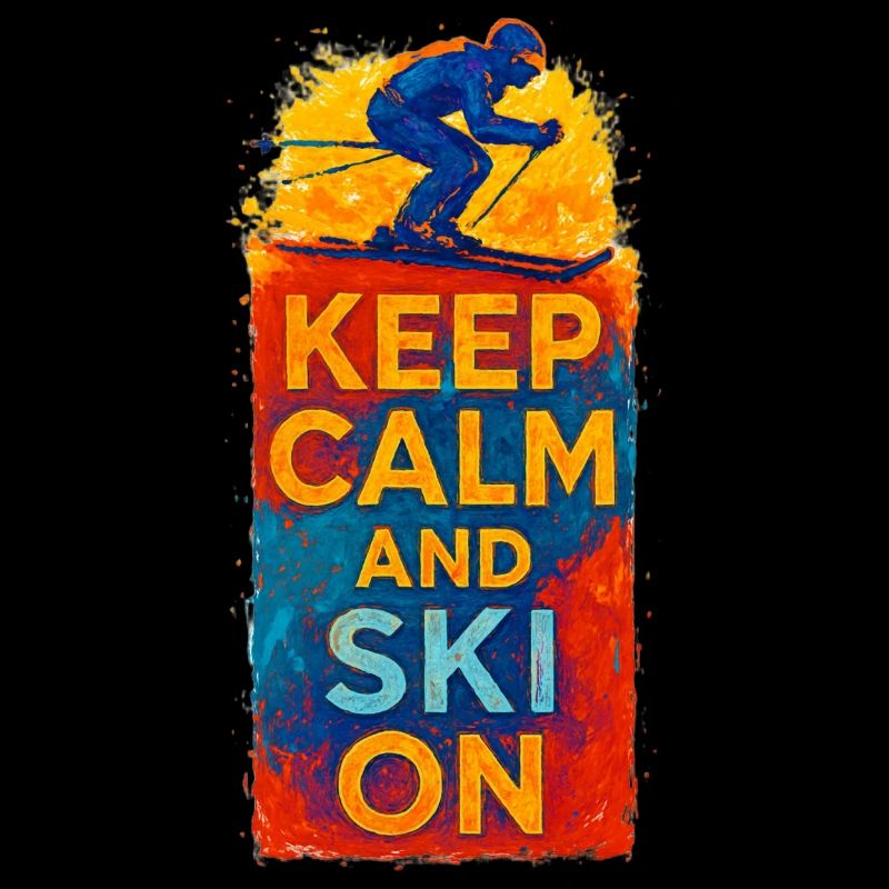 Keep Calm and Ski On