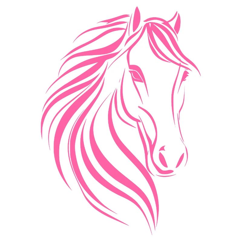 Dessin délicat de cheval