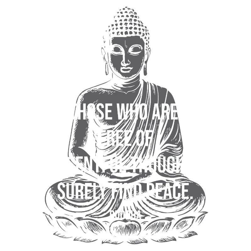 Peaceful Mind Buddha Quote