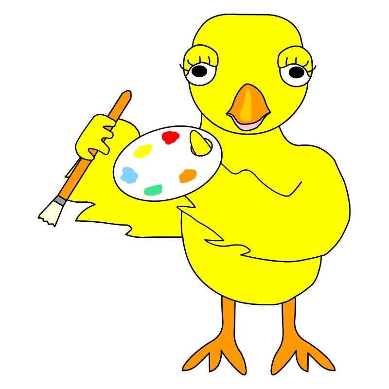 Poussin d'art