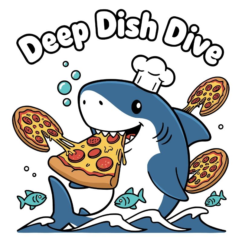 Deep Dish Dive Shark Chef