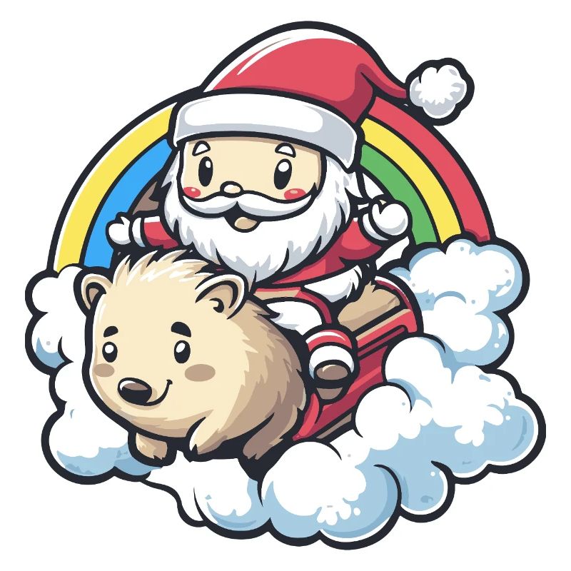 Igel Weihnachtsmann Weihnachten