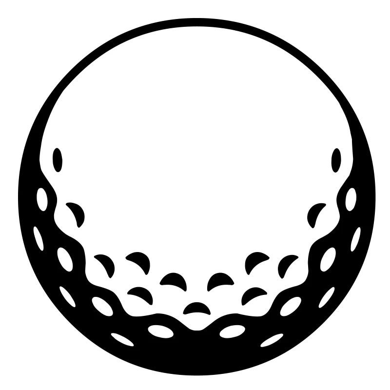 Golfball - einfärbbar