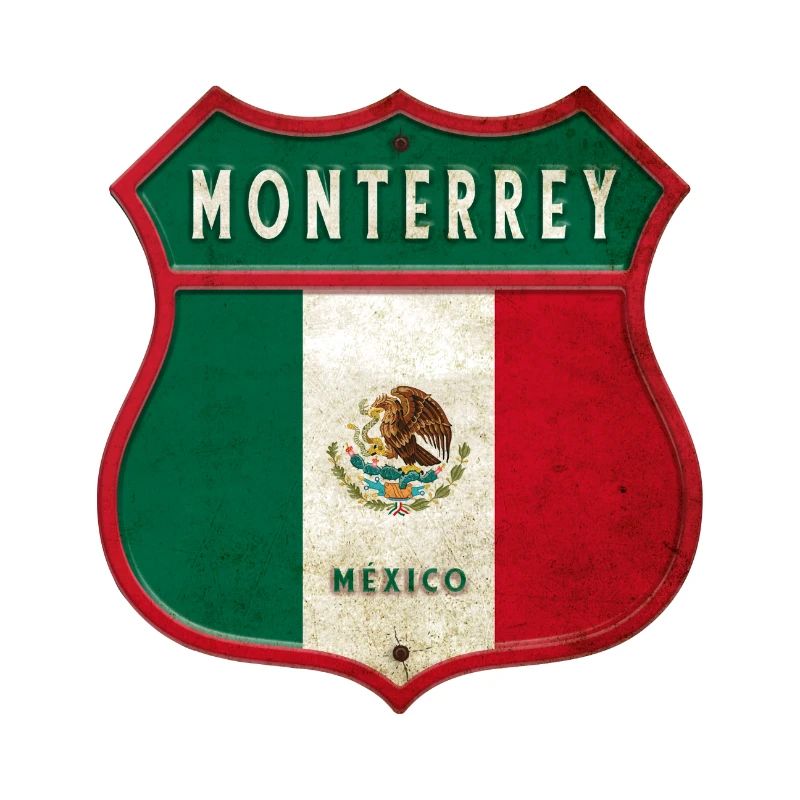 Monterrey Mexiko Wappen Design