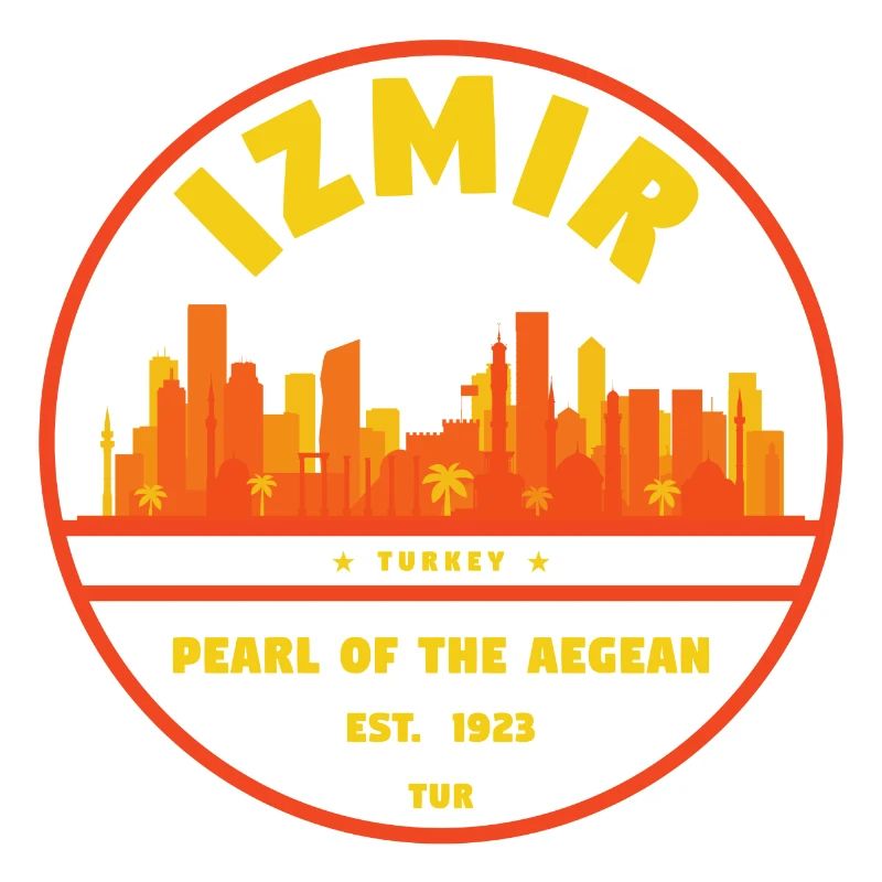 Insigne de la Skyline d’Izmir – Perle de la mer Égée