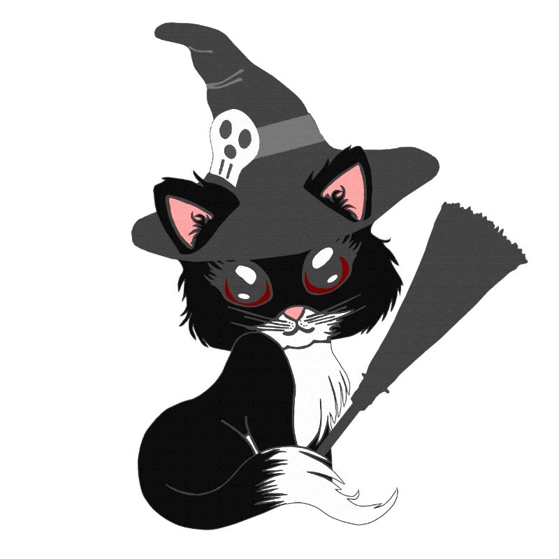 Kätzchen, hexen Design, Mädchen