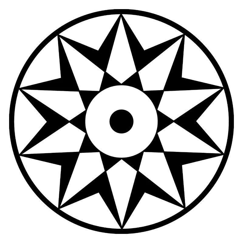 Celestial Decagram Mandala