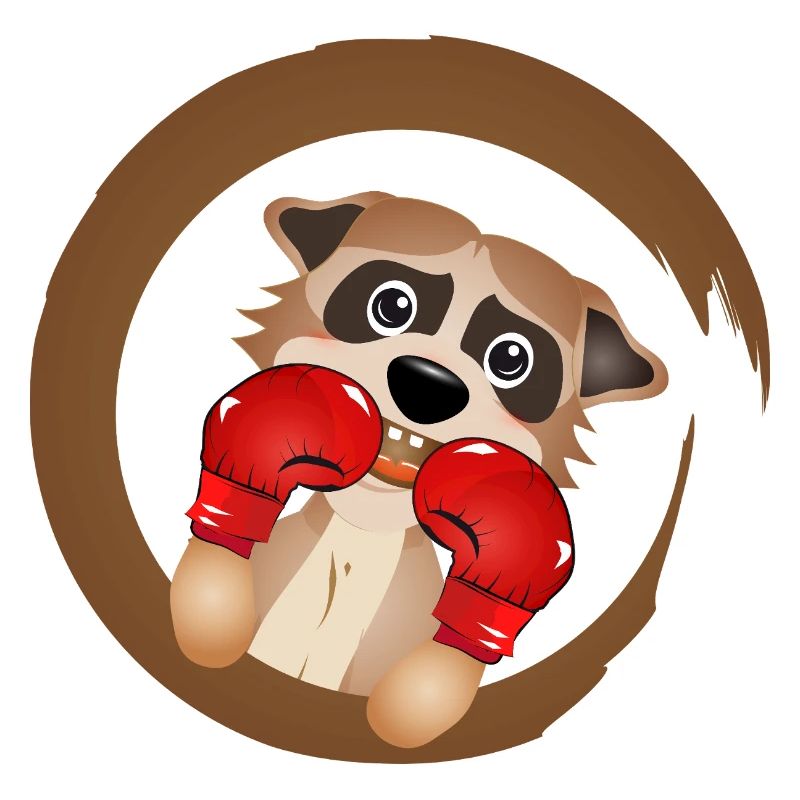 Erdmännchen Boxer Motiv – süßer Box-Champion
