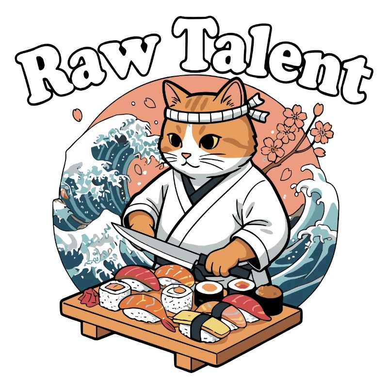 Cat Chef Sushi Master