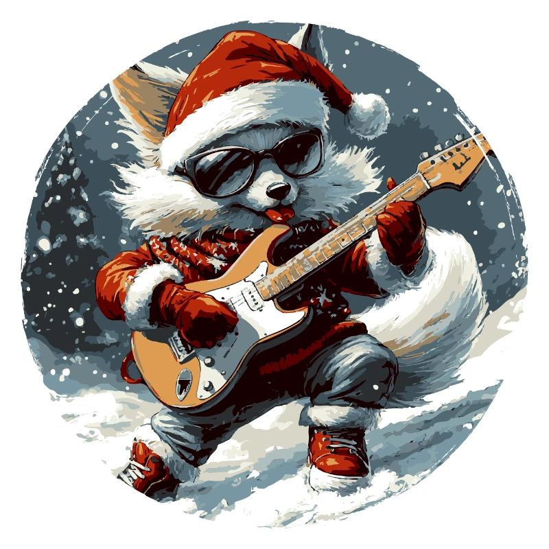Fuchs Weihnachten Gitarre