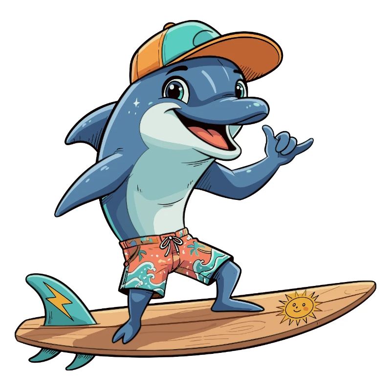 Surfer Delfin Strandlook