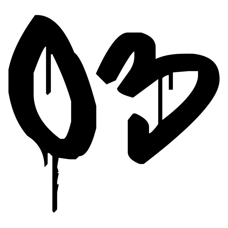 Nummer 03 Urbaner Graffiti-Stil