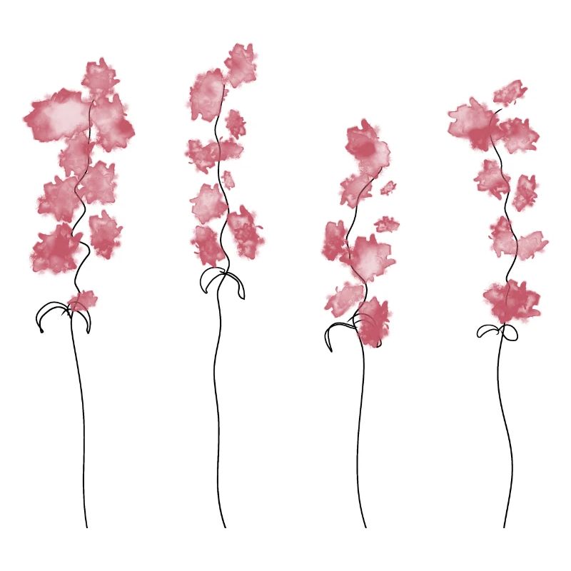 Rosa Blumen