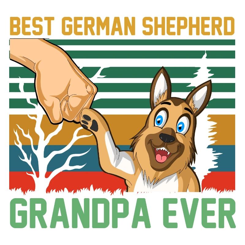 Deutscher Schäferhund Opa
